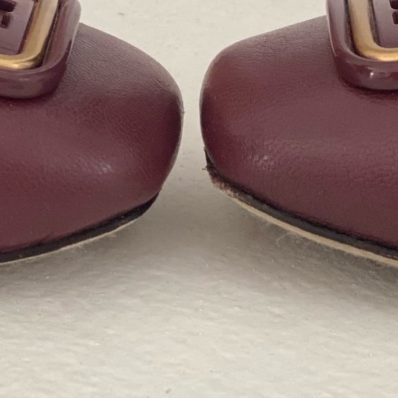 Tory Burch  Georgina Ballet Flats in Vintage Eggplant/Purple Moon. - Picture 7 of 11